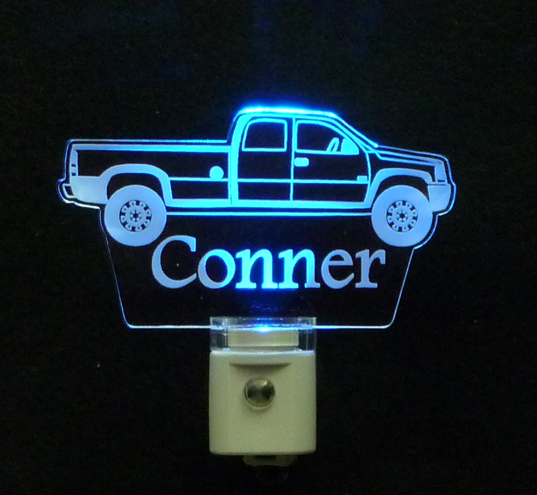 Pickup Truck Personalized LED Night Light